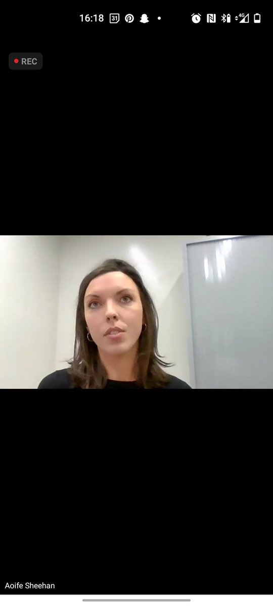AlisonNiEochaid's tweet photo. Aoife Sheehan BL highlighting the lack of standing for NGOs to utilise rights based arguments in #ClimateCase s e.g. FIE v Ire #ClimateCaseIreland but also that the SCt did not close the door on NGOs invoking such rights at #COIR2022 #ClimateBarAssociation https://t.co/Gabx0saTiy