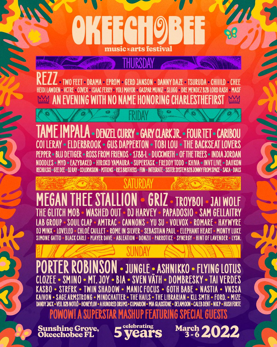 2022 okeechobee festival lineup