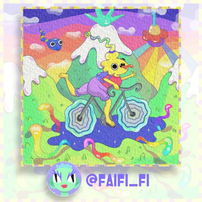 nonfungibletabs's tweet photo. @faifi_fi 🏆

“I am an illustrator and tattoo artist, born in a small town in Mendoza, Argentina, between mountains. I love colors, strange shapes and the multiple possibilities of the universe. Drawing is my great refuge, my channel to understand the world and my emotions.  " https://t.co/IgPcV5TTPm