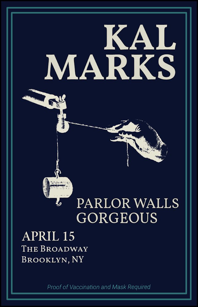 We were able to reschedule our Brooklyn show at the Broadway from 1/22 to April 15th. Unfortunately Haybaby couldn’t do it but we got <a href="/ParlorWalls/">Parlor Walls</a> and <a href="/thisbandisgorg/">Gorgeous</a> joining us. All tickets purchased for 1/22 are good for the new date. Photo Humar Miranda . Stay safe