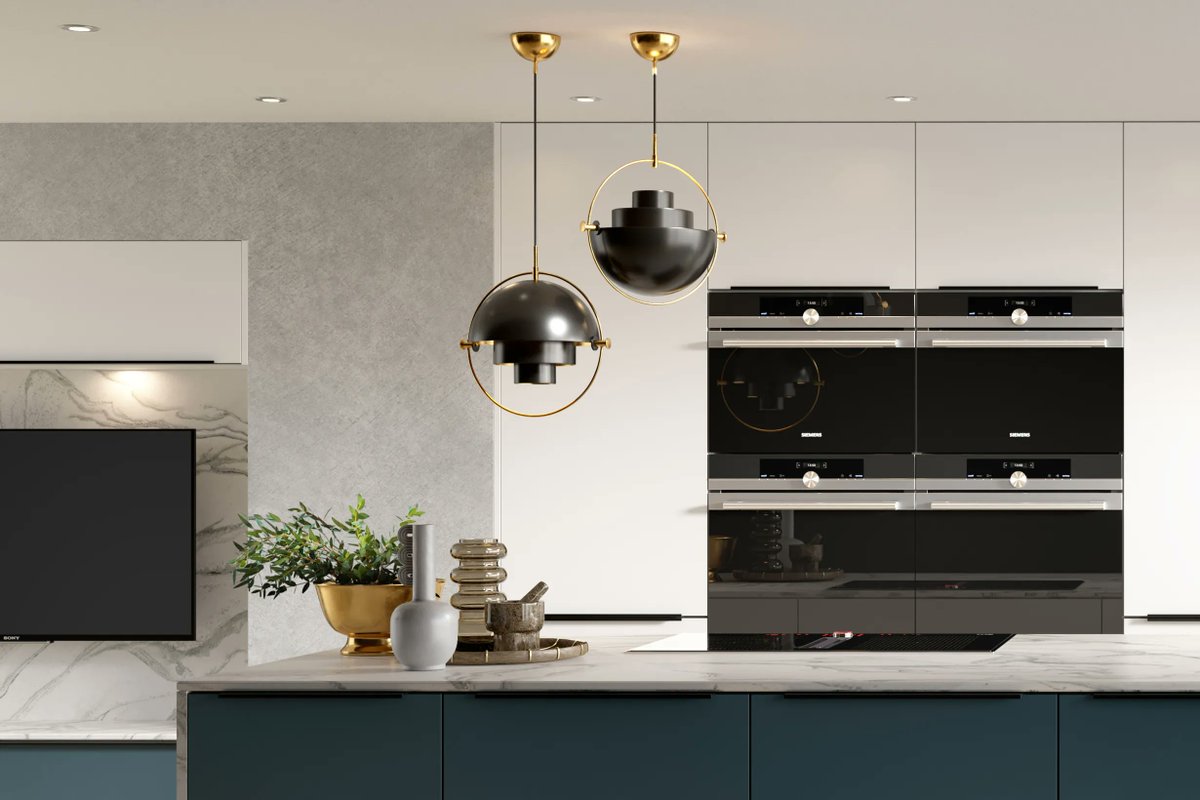 PikcellsUK's tweet photo. #Kitchen islands can be a spectacular addition to sizable #interiors as well as boosting their usability. Our #CG artists have brought this charming concept to life, integrating a #worksurface planter around the sink, adding greenery & separating the dropped seating area
#3d #CGI https://t.co/zCgWuxPZiO