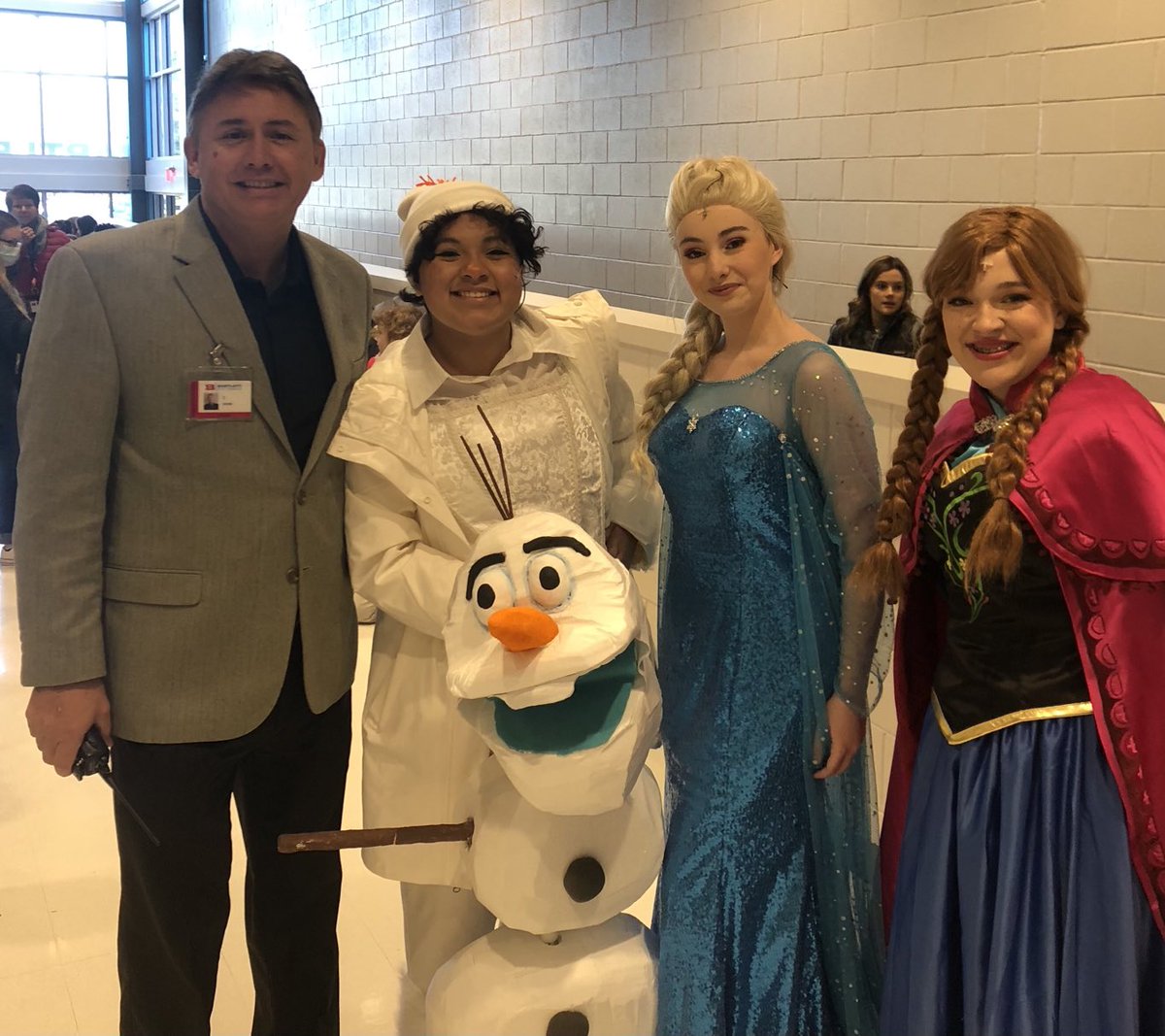 Bartlett HS theater presents FROZEN for all elementary schools…way to go Panthers!!!