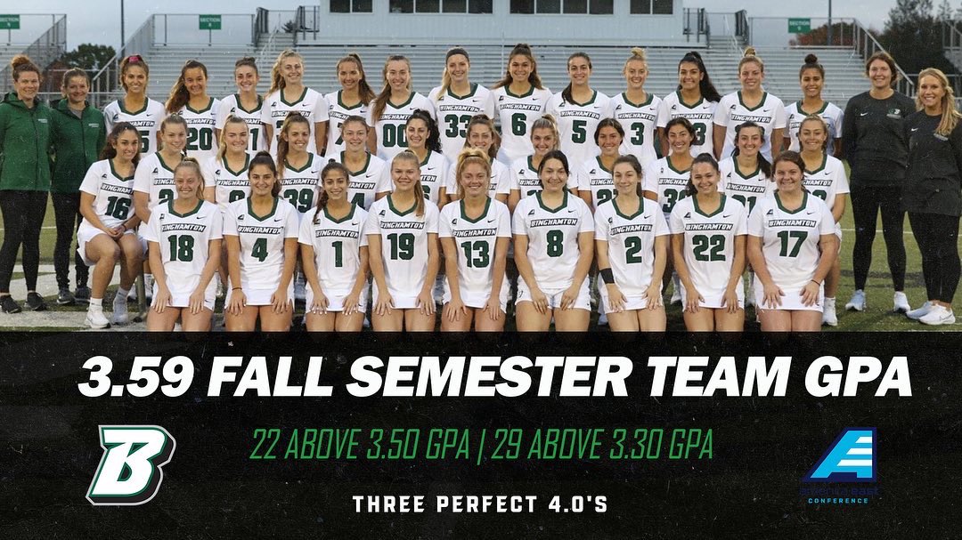 Another strong semester in the classroom for your Bearcats!🤩 

#AEWLAX | #BingPride