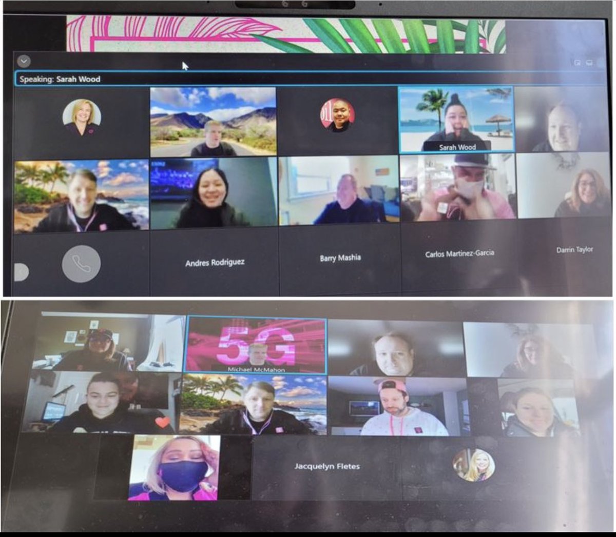 Excited to announce our <a href="/TMobile/">T-Mobile</a> PEAK Achievement Winners! Congratulations and Aloha to <a href="/sarahjwood15/">sarah wood</a> and <a href="/MzIzzy272/">Izzy 🌮💃🏽🚚</a>! Thank YOU for all that you do for our team! #TruckLife #Peak 🌺