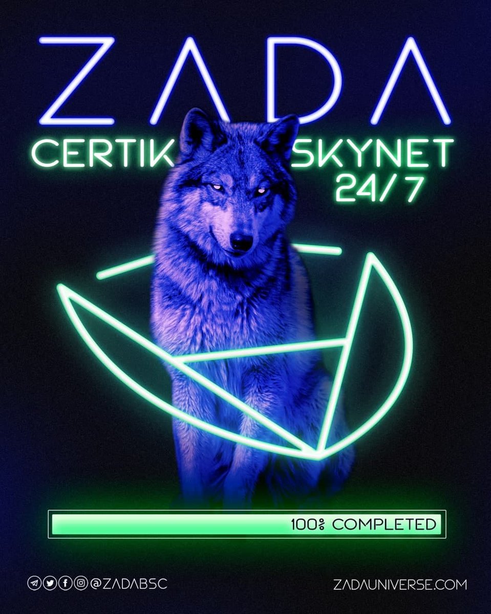 Damn you need to check out ZADA if you like ADA you'll love $ZADA
Certik Audit
Pinksale KYC
Low MCap gem
24/7 SKYNET
10% ADA reflections and Bonus 2% in the LMS you can
learn more on their website 🔗 - ZADAuniverse.com
#zada #ada #cardano #certik #crypto #altcoin