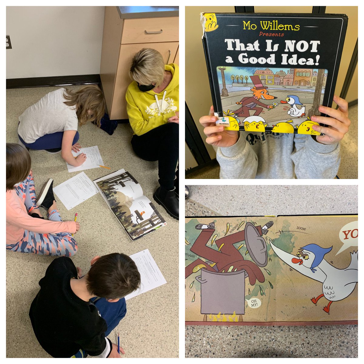 It was great watching students at @wespssd use a new literacy strategy to explore plot and theme! The definite highlight was the kiddo who determined the theme of Mo Willem’s book was “Don’t mess with women!”! <a href="/The_Pigeon/">The Pigeon</a> #PSSD #PSSDliteracy