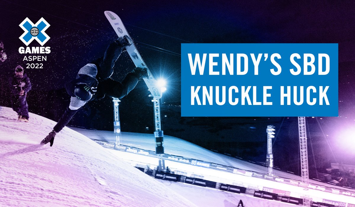 Wendy’s Snowboard Knuckle Huck LIVESTREAM X Games Aspen 2022 / Twitter