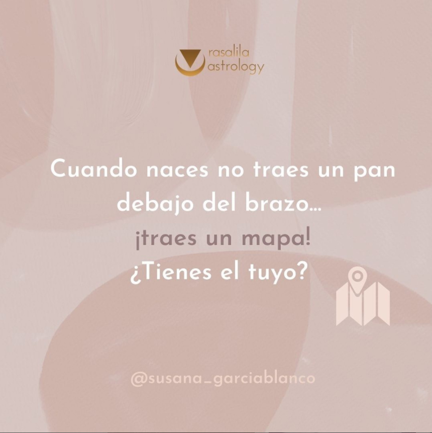 rasalilayoga's tweet photo. Sí, todos venimos con un mapa debajo del brazo. 
Un mapa en el que aparecen tus tendencias, tu dharma (tu misión) , tu karma, tus limitaciones, tus recursos, tus talentos.  Es tu carta natal. Una especie de foto del cielo en el preciso momento en el que tomaste tu 1ª respiración https://t.co/3n8eBC3pLr