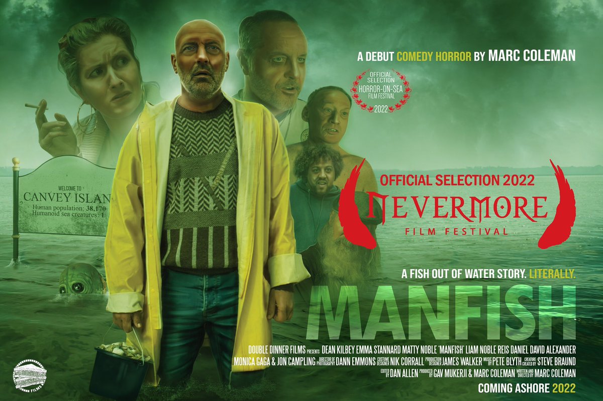 MrMarcColeman's tweet photo. Next stop on the #ManFishMovieMagicalFestivalTour, we’re off to North Carolina for the @NevermoreFF at the end of February 2022 which takes place in the beautiful Carolina Theatre. Thanks for having us guys!
#FilmFestival #SupportIndieFilm #indiefilm #britishcomedyhorror https://t.co/eXba3QK1dQ