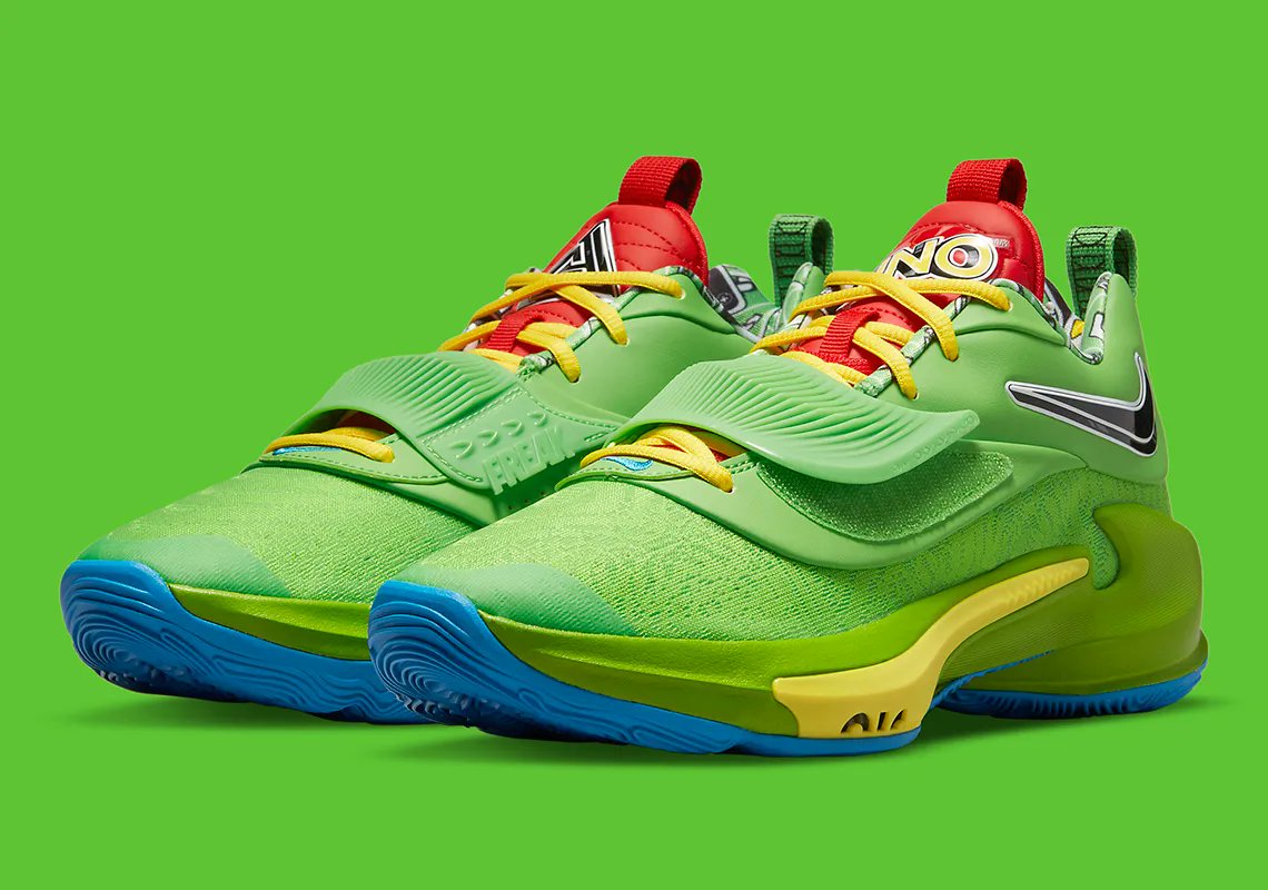 UNO x Nike Zoom Freak 3 Green and Yellow