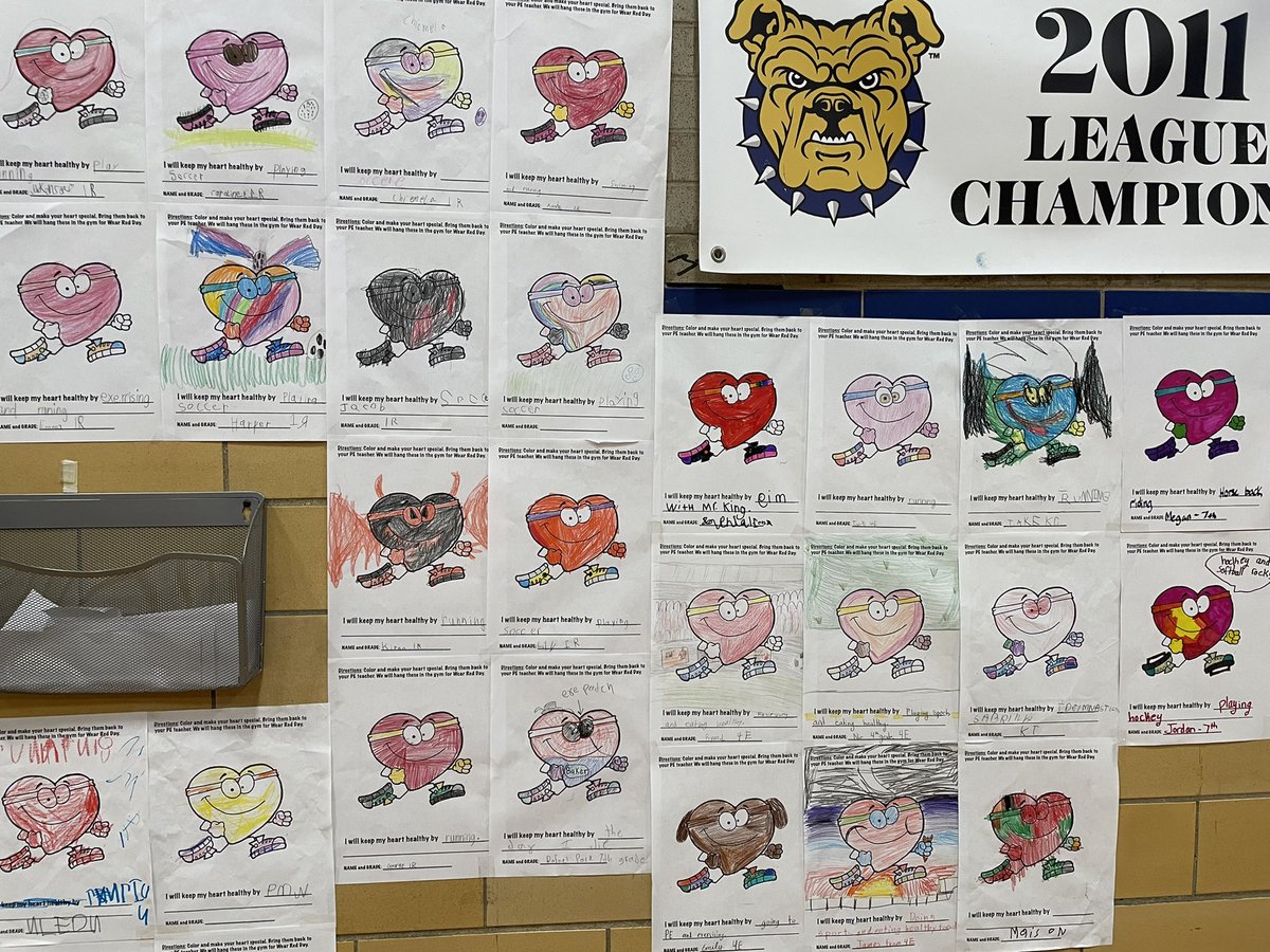 Baker School is getting ready for National Wear Red Day and Heart Health Awareness Month.
We are trying to fill this wall full of promises to keep our hearts healthy!
📌 Friday, Feb. 4th is National Wear Red Day
#WearRedAndGive
#WearRedForWomen
<a href="/AmericanHeartMA/">American Heart Association: Massachusetts</a> 
<a href="/American_Heart/">American Heart Association</a>