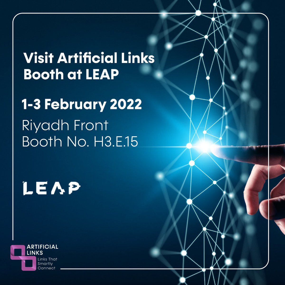 Join us at the #LEAP2022, a unique global event showcasing the future of #technology globally. #LEAP2022 #Graphs #Riyadh #SaudiArabia #Artificiallinks