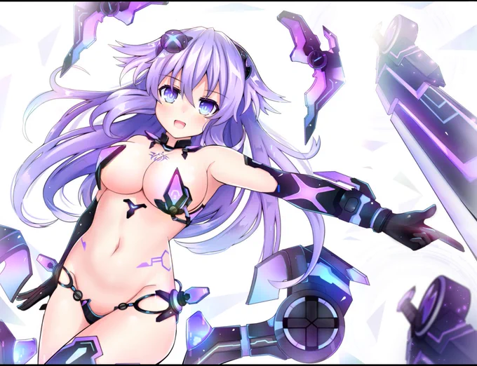 #Neptunia #ネプテューヌ 「女神の力、見せてあげるわ!」 