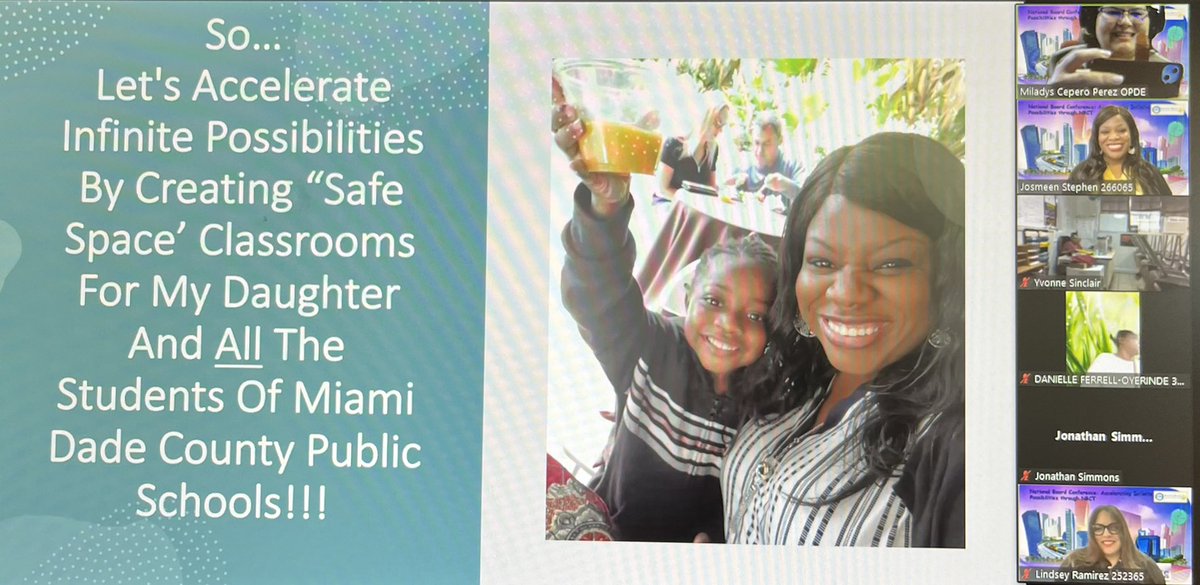 Mcepero's tweet photo. @mdcps_profdev National Board Conference: Accelerating Infinite Possibilities through NBCT paving Ts path towards achieving NBCT! Our keynote @josmeen2 inspired us all to create Safe Space’Classrooms for our students 🌸. @MDCPS_HCMChief @millygonzalez22 @rwimberly67 @Pbrookins44 https://t.co/o7fEw0upsU