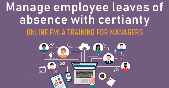 Reduce unnecessary risk by providing your managers with #FMLA training. bit.ly/3KcSRHV

#ManagerTraining #Compliance #LeavesOfAbsense #EmployeeLeaves