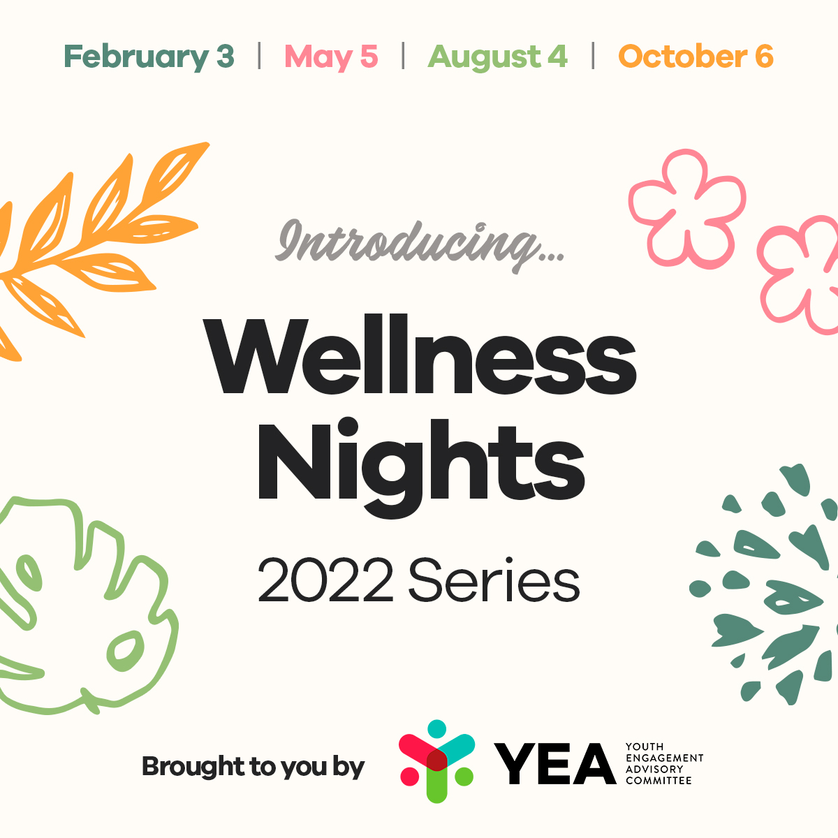 This year's Wellness Nights series, brought to you by the YEA kicks off February 3rd with a winter themed "Decorate a Mug" activity. Check out wellkin.ca/yeawellnessnig… to register for this and future seasons' wellness night events! ❄️🌻🏖️🍂 Open to Elgin + Oxford youth!