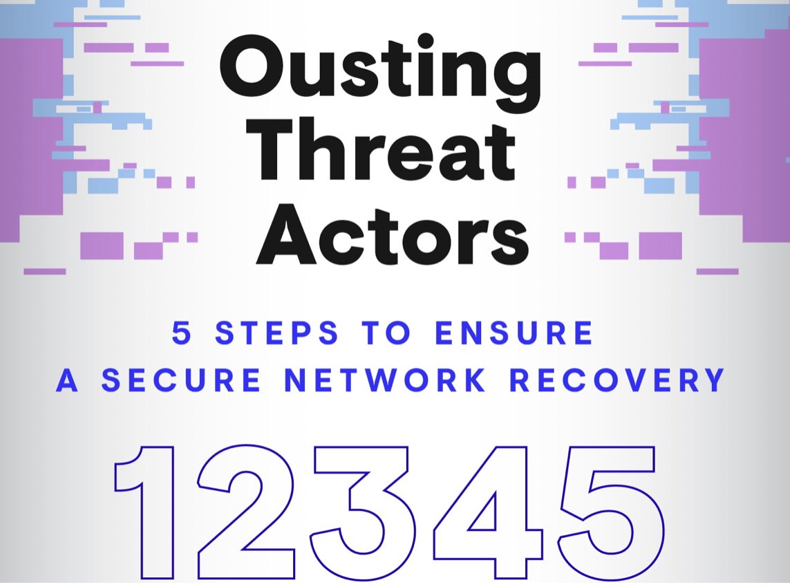 Secureworks's tweet image. If threat actors breach your network, they wreak havoc on meetings, messages, and servers, disrupting employees and customers. Here are 5 steps to ensure a secure network recovery ⬇️  dell.to/3rX8ew3 | #ThreatActors #Cybersecurity #NetworkRecovery