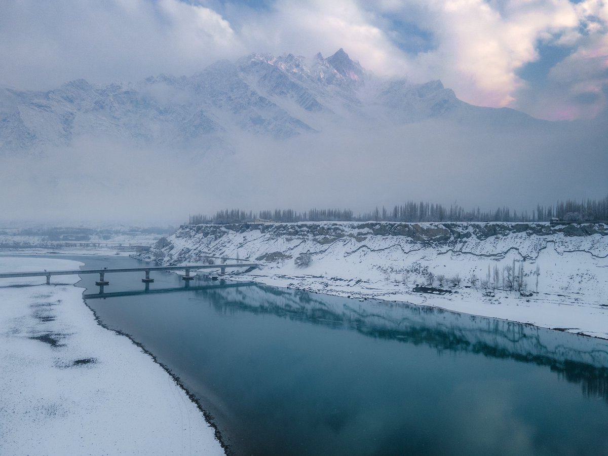 Raza_Khawaja_'s tweet photo. SKARDU in winters! 
#skardu #skarduinwinters
# https://t.co/lcBe3BsFGg