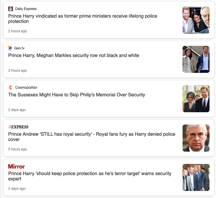 Once again, the Royal Family overplayed their hand with Harry and Meghan.  Look at UK press defending Prince Harry security case, in between their vitriol.

The press are desperate for their meal tickets to be back in the UK.