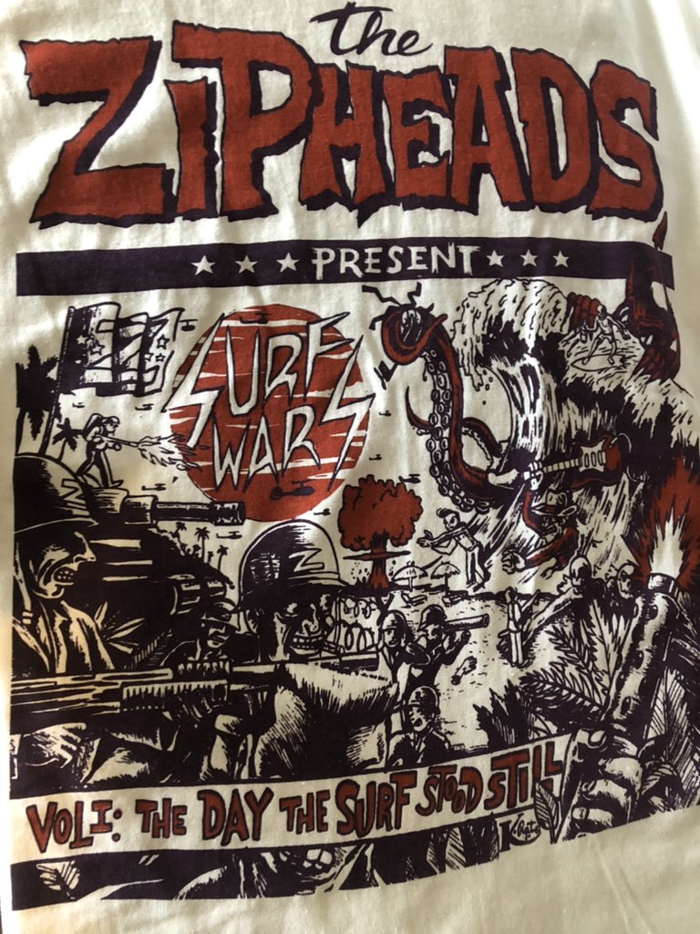 These new shirts will only be available at our EP launch February 16th- seetickets.com/event/the-ziph…

#newtshirt #bandtshirt #newmerch #bandmerch #tshirtprinting #exclusive #whilestockslast #thezipheads #zipheads #surfwars #thedaythesurfstoodstill #blacktshirt
