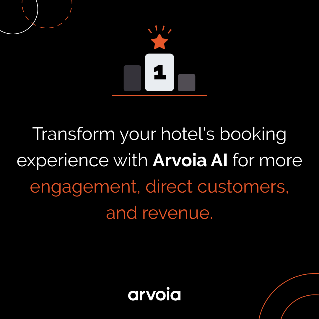 arvoia_ai's tweet image. Want to make your hotel's booking experience stand out?
 
Our AI platform can be easily customised to your hotel's needs.
 
Contact us to find out more: hubs.li/Q012cKqS0
 
#Arvoia #AI #BookingExperience