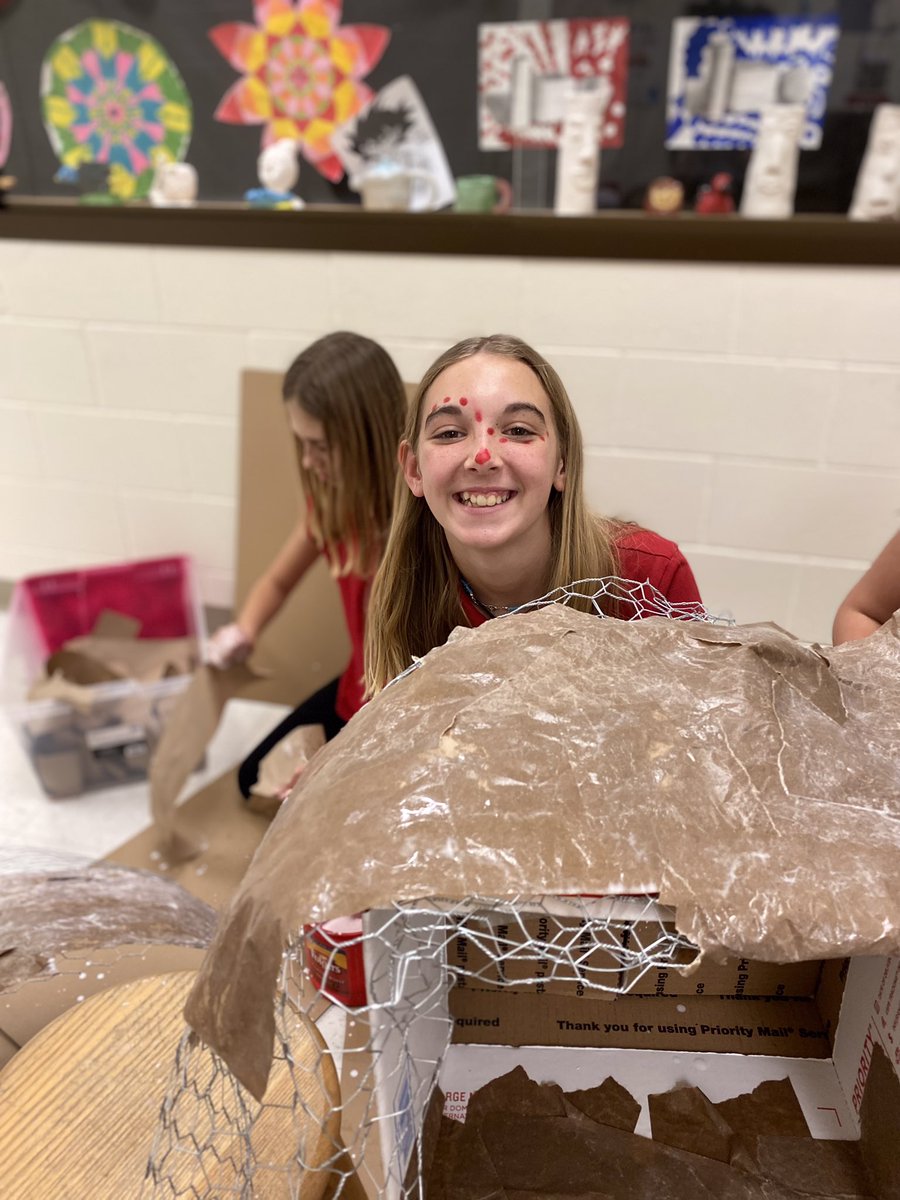 RoboticsGrit's tweet image. Mrs Nesbit’s set design crew for the Little Mermaid Jr play. Be sure to reserve your seat, it’s gonna be spectacular!!! @NNMSWildcats @collierschools