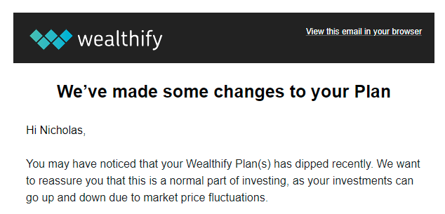 nicholascook's tweet photo. Dipped? Its a bigger drop than the downfall of the The Wolf of Wall Street with what little money I have... #wealthify https://t.co/UkgOVsM3SO