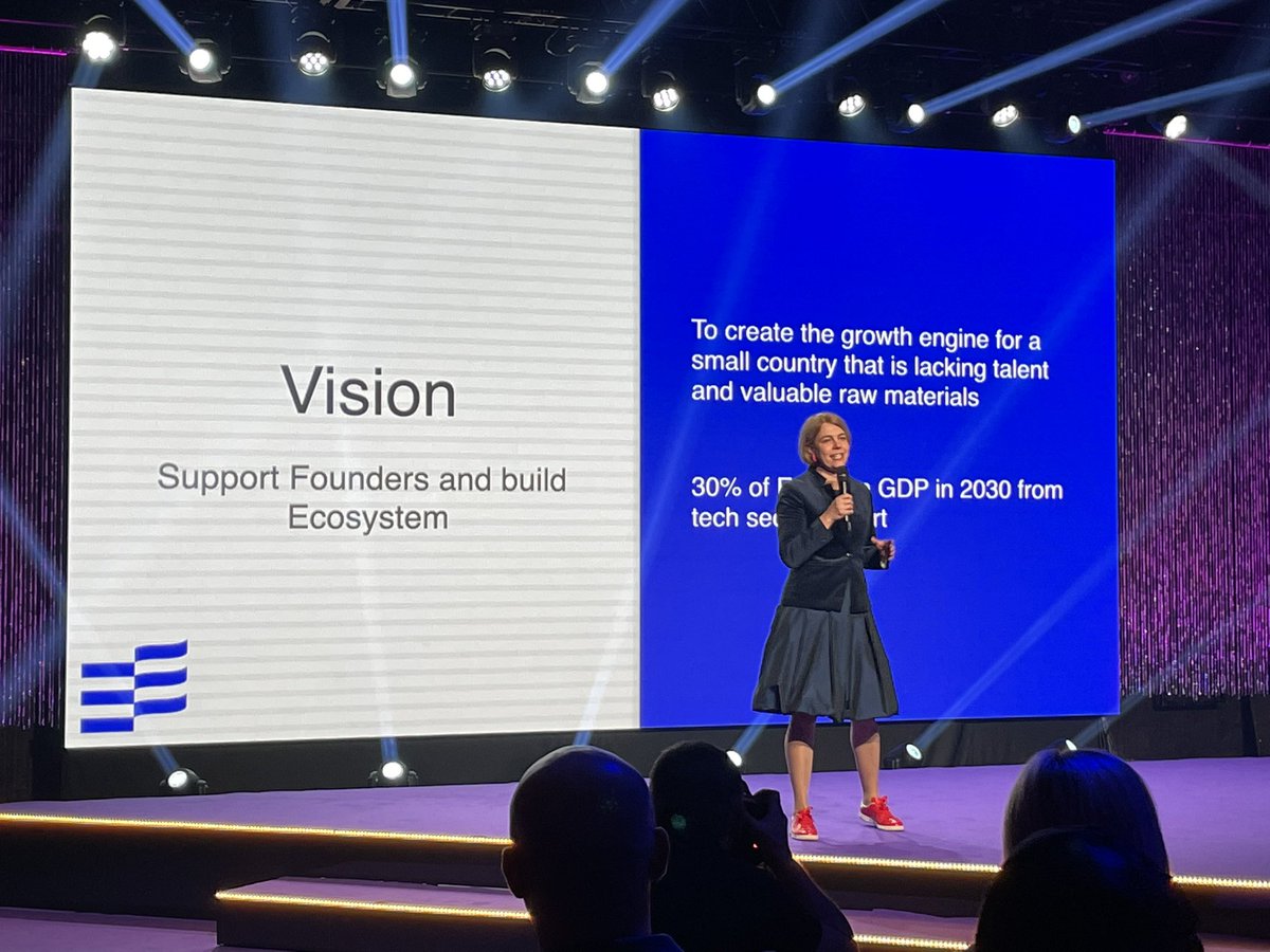 The new President of Estonian Founders Society @KaidiRuu: Estonian startup ecosystem is good, but this is not enough, we want to be the BEST in the world! Let’s build and deliver!