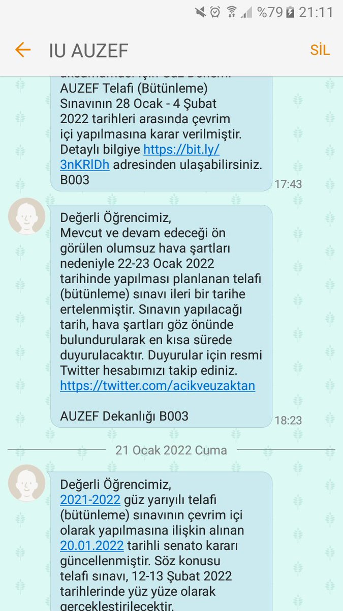 Auzef 2 günde 3 defa karar değiştirilmez.

#leventsahin
#auzefpişmanlıktır