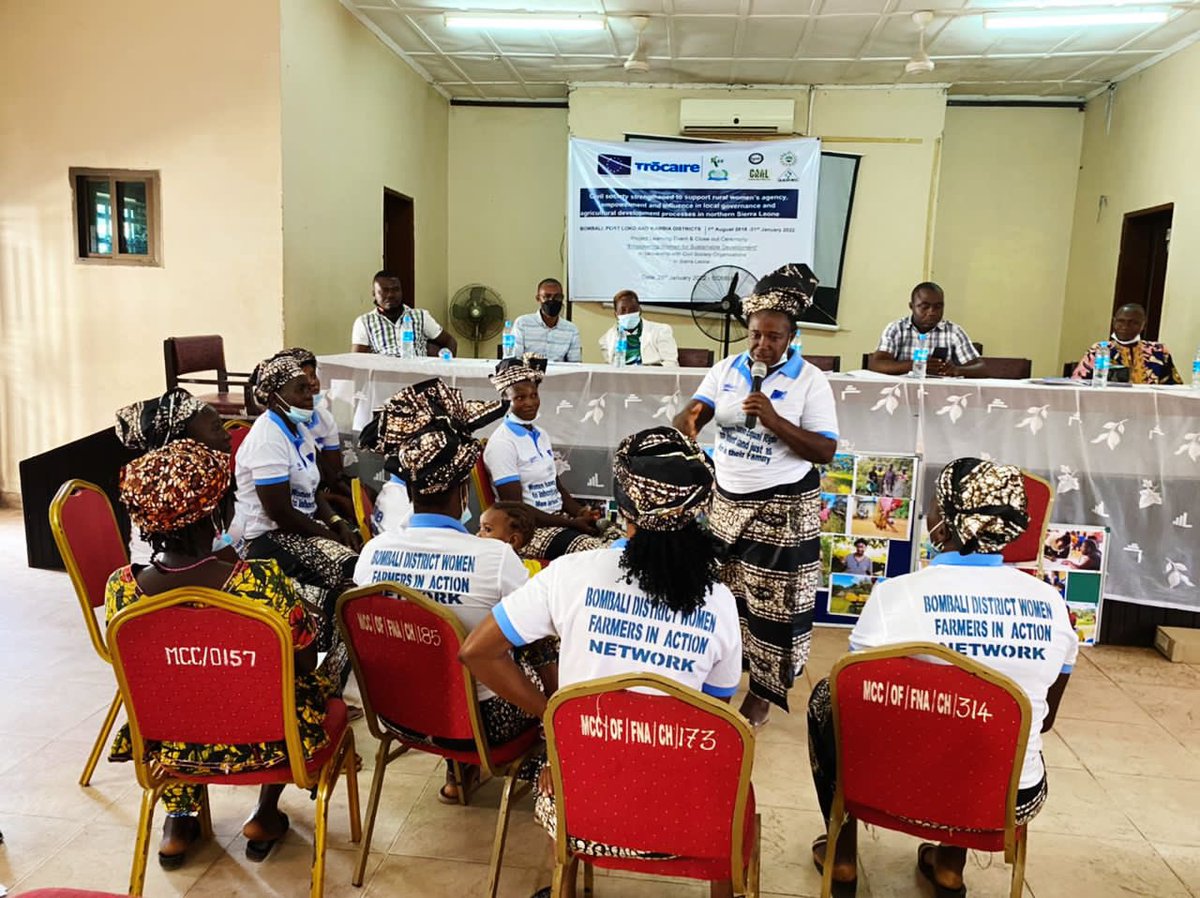 ellendonnellyni's tweet photo. My heart is overflowing with pride after 3 district close out ceremonies of our truly impactful EU CSO/LA programme. 

The women of Bombali highlighted how partners have supported their economic, social and political empowerment journeys.

Thanks @EUinSierraLeone &amp; @trocaire https://t.co/OiMOpy9pZp