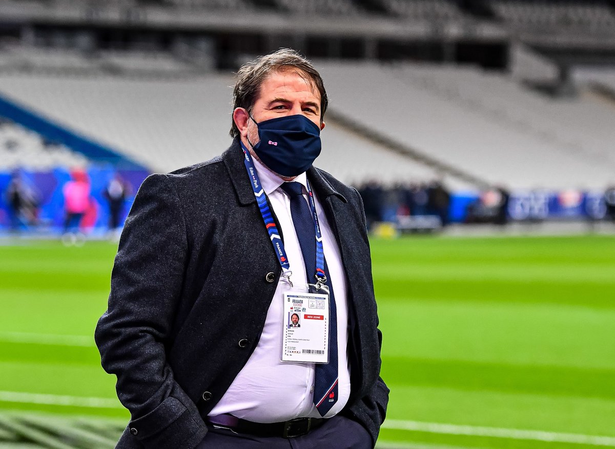 🏉🇫🇷 Serge Simon (FFR) : "Le XV de France ne peut pas exister sans son public" ▶ actu.fr/?p=48114902 #XVdeFrance #Covid19 #6Nations by <a href="/ClementMazella/">Clément Mazella</a>