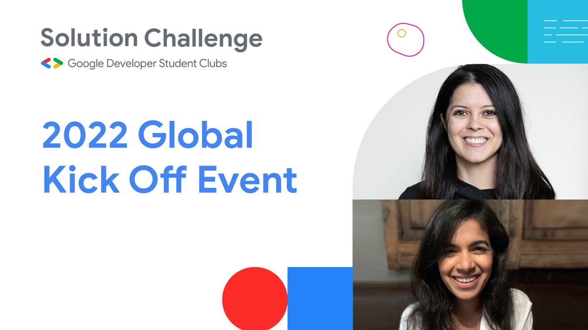 💡 Missed the Solution Challenge kickoff event? Catch the replay ▶️ goo.gle/3rGRvN1

Get an overview of the Solution Challenge, the UN Sustainable Development Goals, and some of the Google tech you can use for your project.

Then, sign up here → goo.gle/solutionchalle…✨