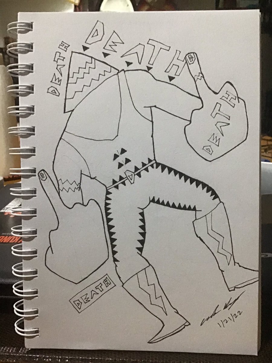 crl13's tweet photo. “Return to the piss-smelling world from whence you came.”
Deathman from No More Heroes 3 to soothe my soul #deathman #nomoreheroes3 https://t.co/7qOIodQNaC