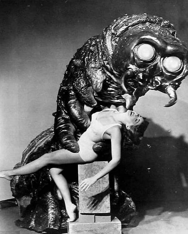 Happy Birthday to Audrey Dalton who turns 88 today!  Pictured here in The Monster That Challenged the World (1957). 