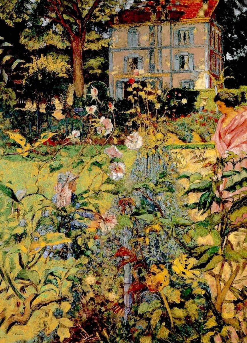 Edouard Vuillard、【Le Soir au Jardin】 Edouard_Vuillard_-