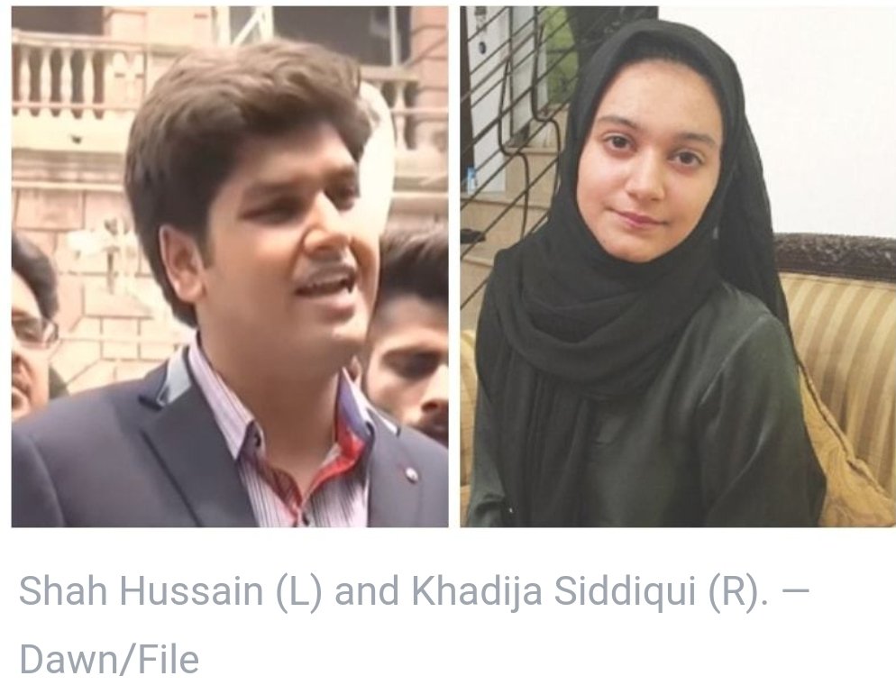 Strikingsword16's tweet photo. 1. Lawyer Shah Hussain who stabbed Khadija 23 times was set free
2. Usman Mirza's acquittal expected very soon
3. For Zahir Jaffer, case being built to set him free
&amp; Aurat March aunties r busy bashing Army, not a word against these beasts/courts/Judges/Judiciary. https://t.co/T2wax0CsFO