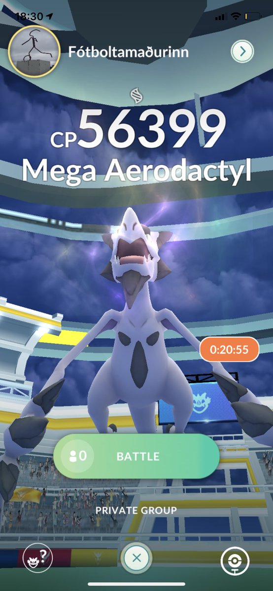 PokemonGoGuy56's tweet photo. Mega aero raid in 5-10 mins ( add me 3179 3630 8290) and comment your name so i can invite you in the raid #PokemonGoRaids #PokemonGo https://t.co/vPPF2RdTcL
