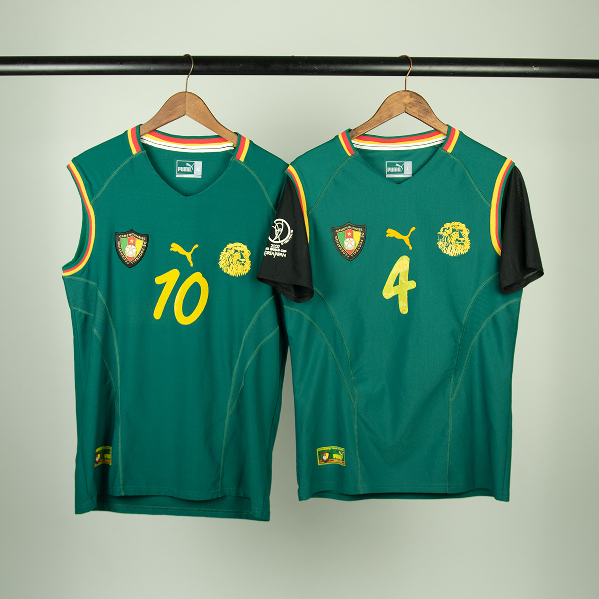 cameroon sleeveless football shirt