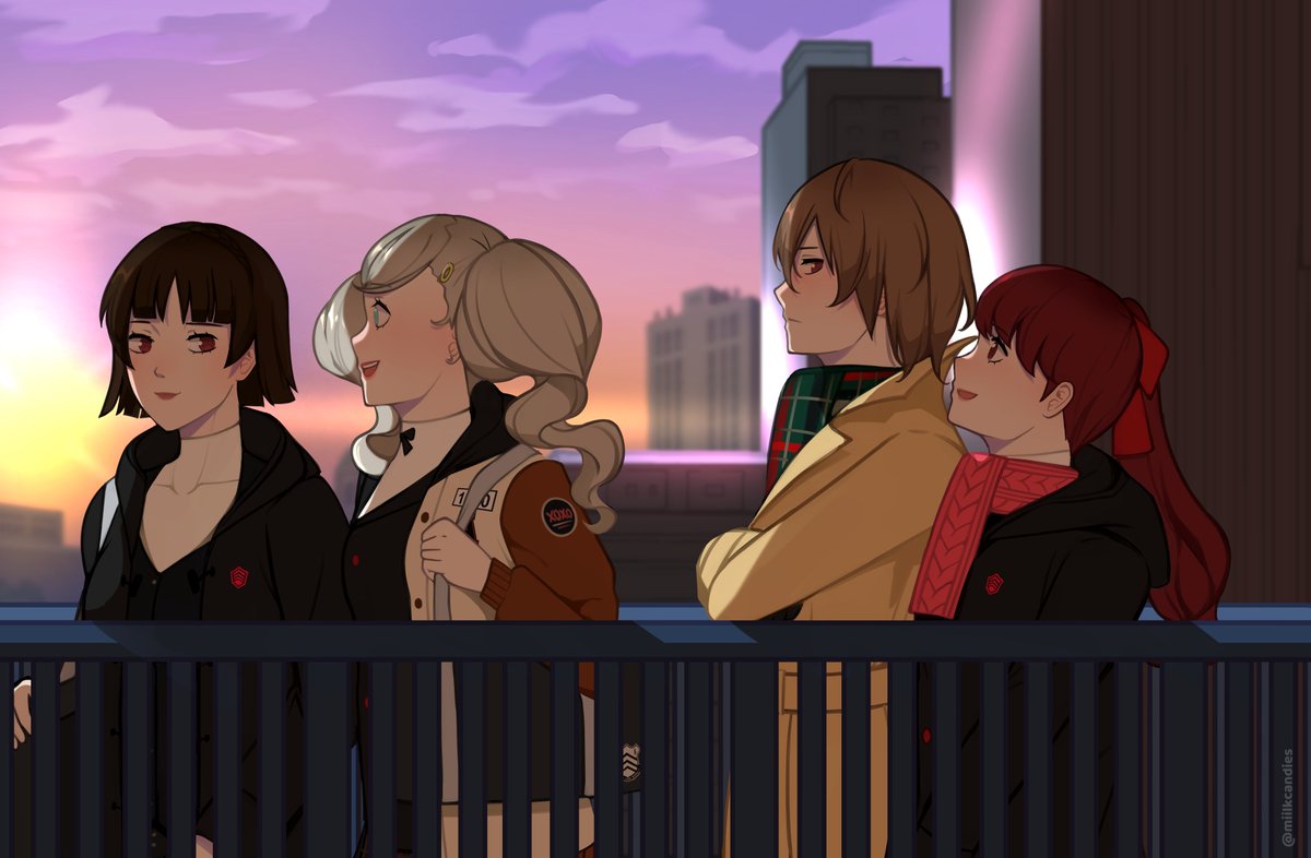 miilkcandies's tweet photo. 🌇🎵 sunset bridge

#persona5 #p5r https://t.co/wQfoaTUonC