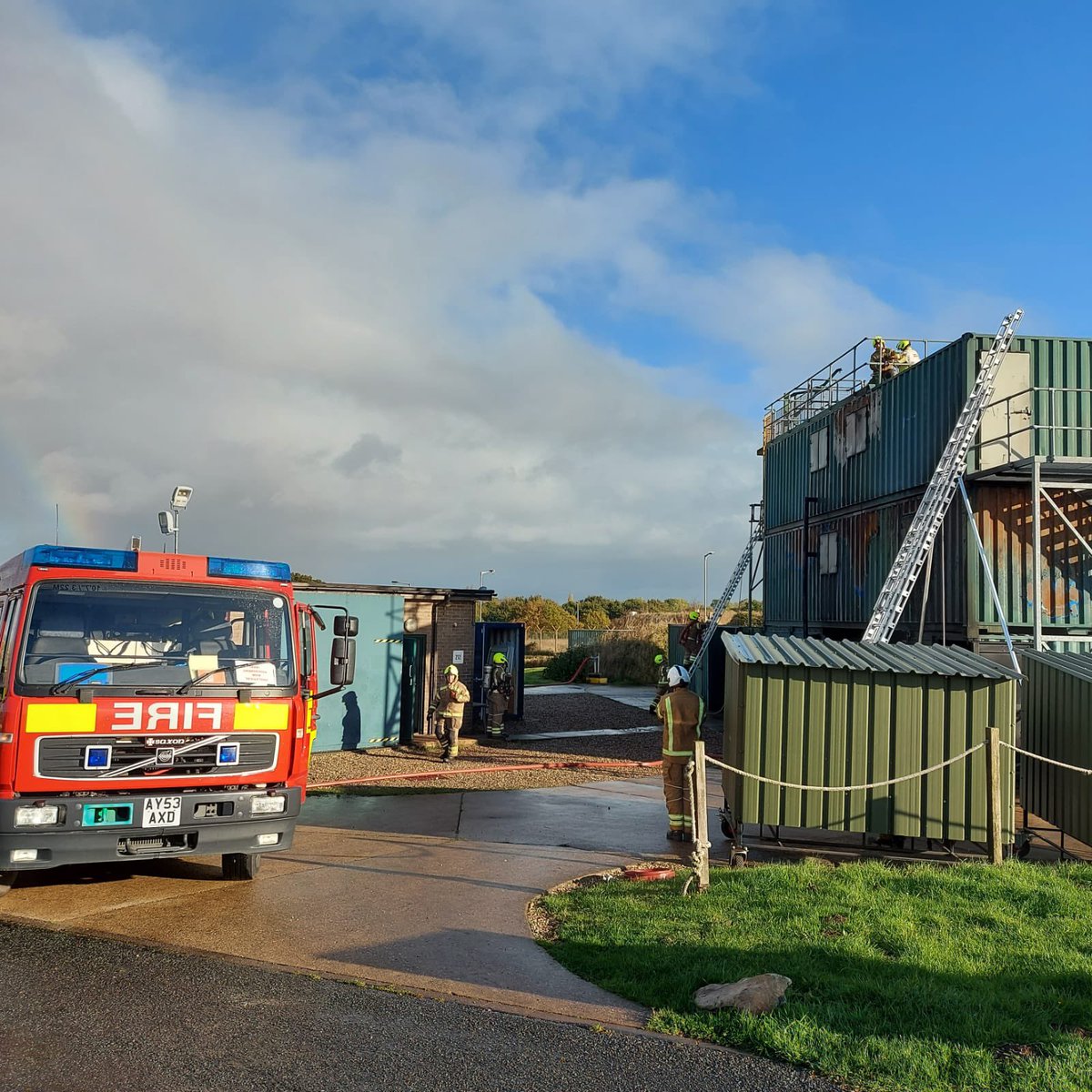 SFRSTraining's tweet photo. Great day at Wattisham Training Centre @SuffolkFire with 3 new ICL1 qualified personnel heading out to their stations #congratulations Your Incident Commander journey begins here https://t.co/vwIGPSdDXG