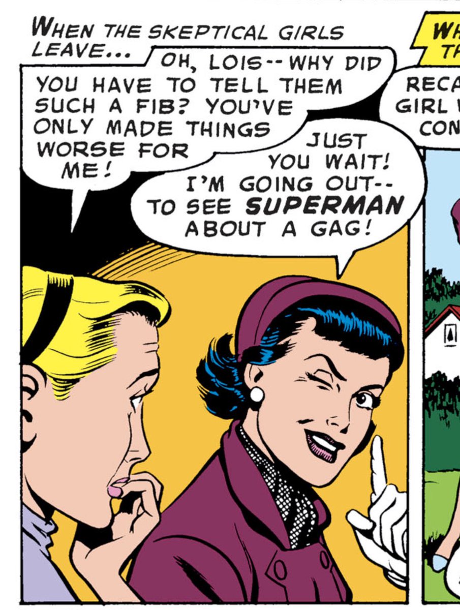It was a different time etc, but Kurt Schaffenberger's Lois Lane is, like, preposterously cute 