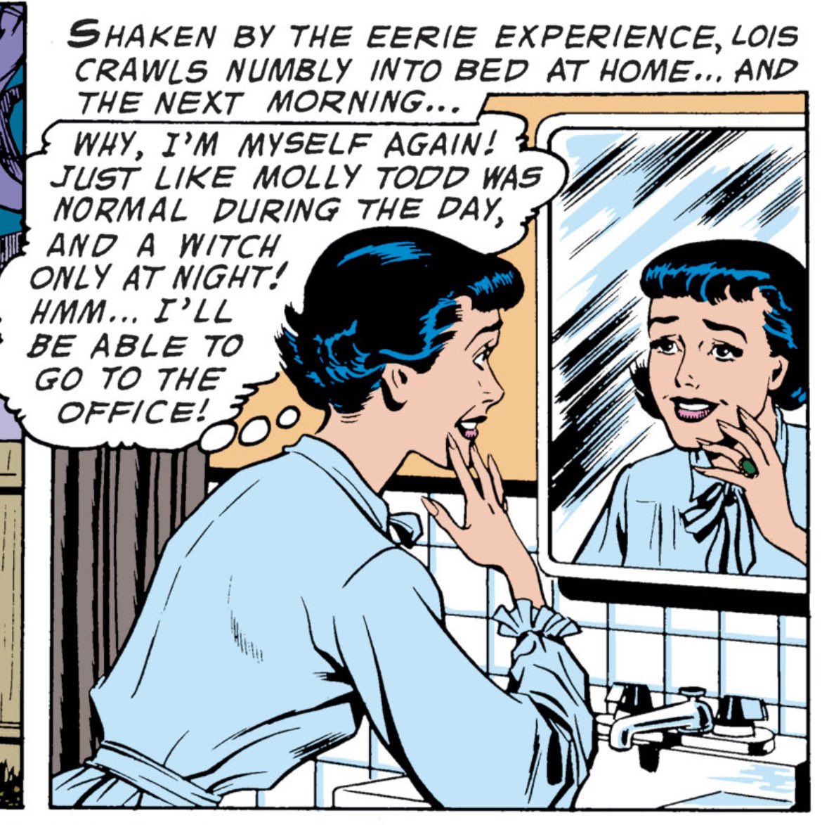It was a different time etc, but Kurt Schaffenberger's Lois Lane is, like, preposterously cute 