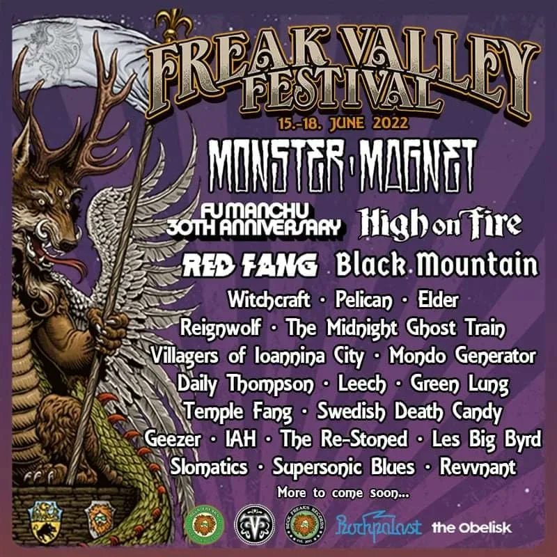 See you in June <a href="/FreakValley/">Freak Valley</a> Festival🤞 check out the killer line up!