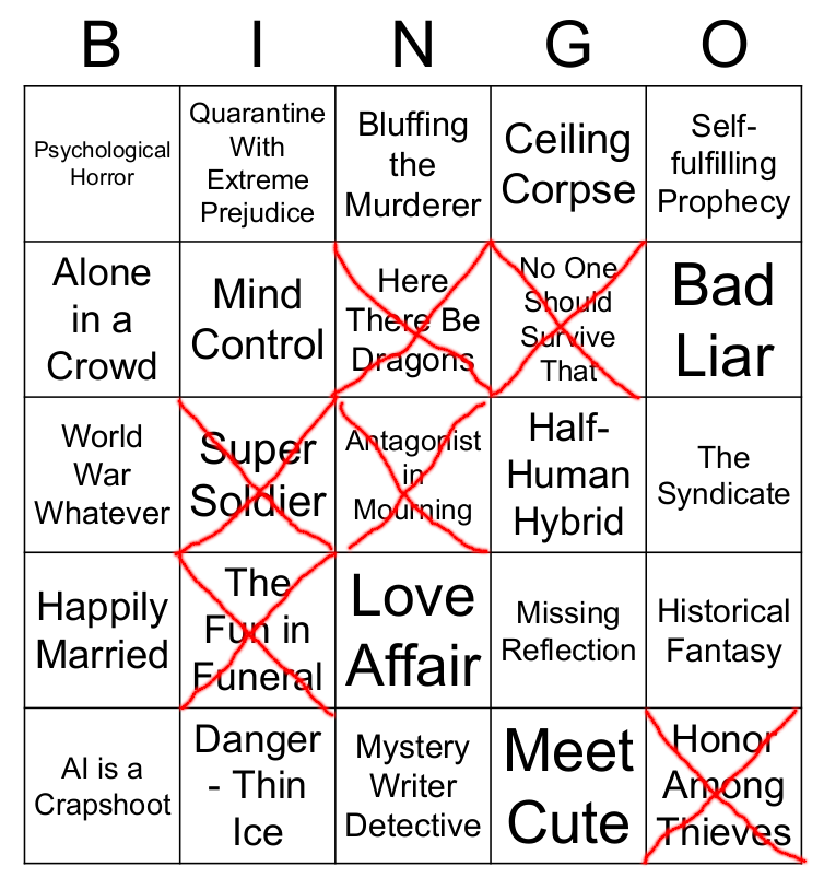 TimeTravelFFics's tweet photo. I published a fic that's completely out there. Response to an old Bingo Challenge, packed with tropes and cliches. Initially Legend of Zelda, but is going to crossover with a lot of things. Link -> https://t.co/nSZrFk65gG ... Adding the Bingo Card as well. https://t.co/z8D0vG7306