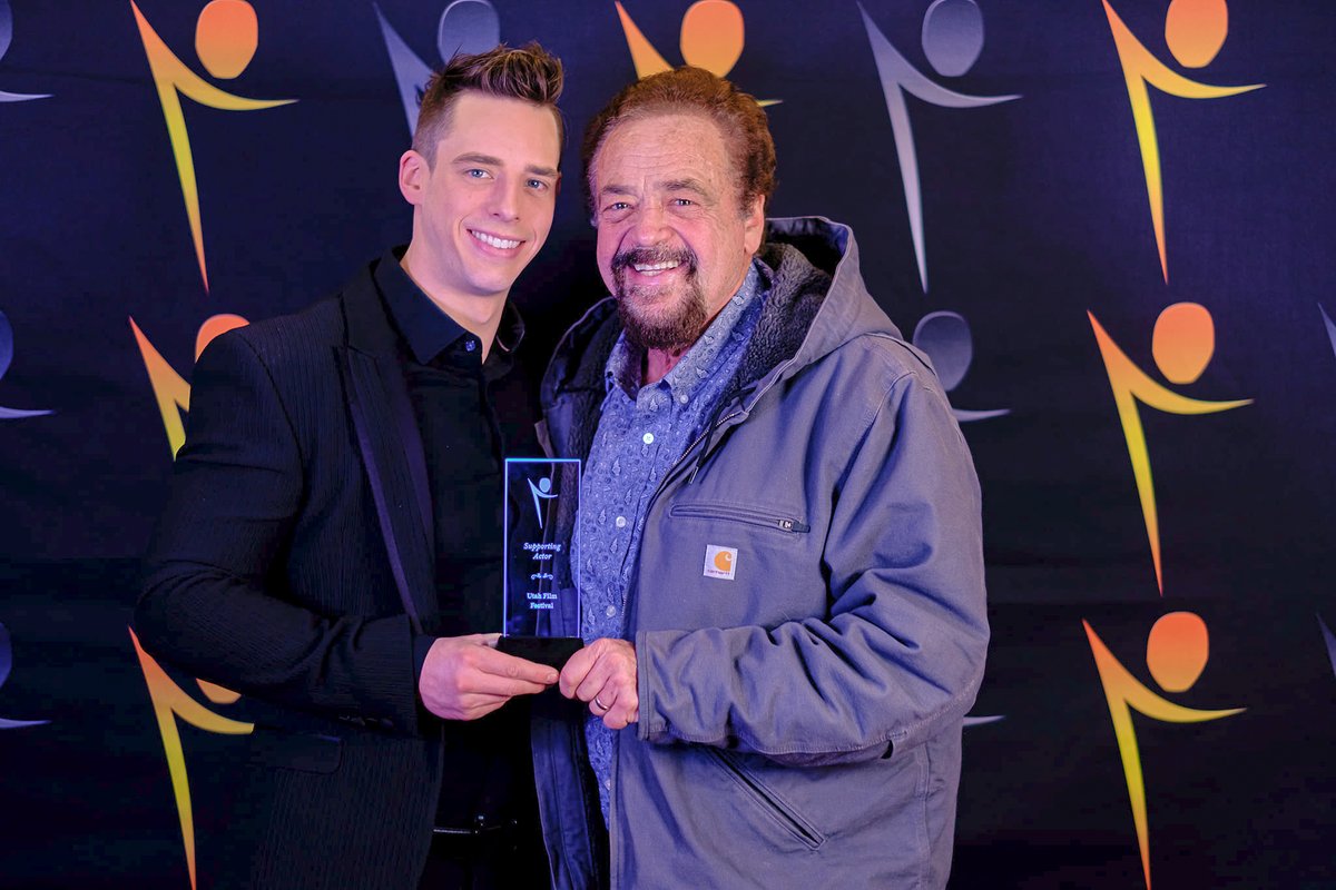 EO_EricOsmond's tweet photo. It was so great to have some of my family there at the Utah Film Festival. Thanks again guys for coming! 

🏆: Best Supporting Actor, Utah Film Festival
🎞️: Grandpa's Crazy?

#actor #utahfilm #utahactor #utahfilmawards #filmawards #ericosmond #ericosmondactor https://t.co/61M9JYlM8K