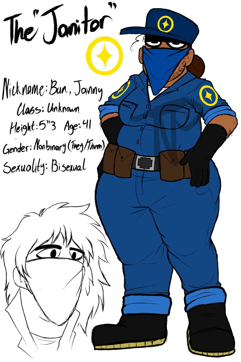 ThePurple_Night's tweet photo. / tf2 

wanted to redraw my tf2 oc, give them more professional look https://t.co/O6Wdln75Uj