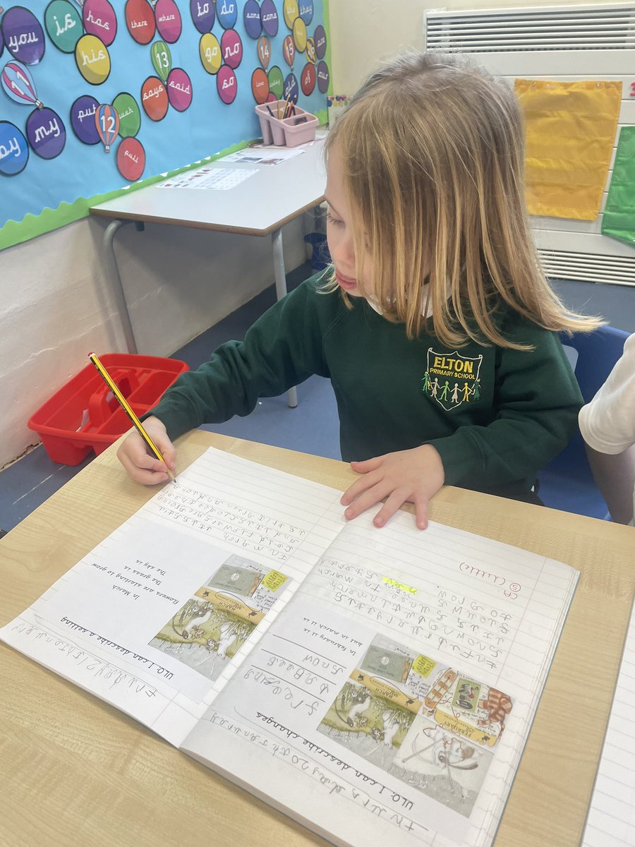 carolyashworth's tweet photo. Super writing today! We wrote setting descriptions #rabbitproblem #crosscurricularwriting @EPSElton https://t.co/EzS7BQNtRA