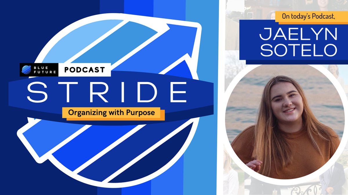 BlueFutureNow's tweet photo. Tune in to a new episode of our podcast, Stride: Organizing with Purpose! 

Listen on Spotify to hear more about Jaelyn's experiences organizing with @AdvocatesTweets, and her vision for a brighter future!

https://t.co/QPecgFwiV4

#StridePodcast #OrganizeWithPurpose https://t.co/ZbNVjiIrFq