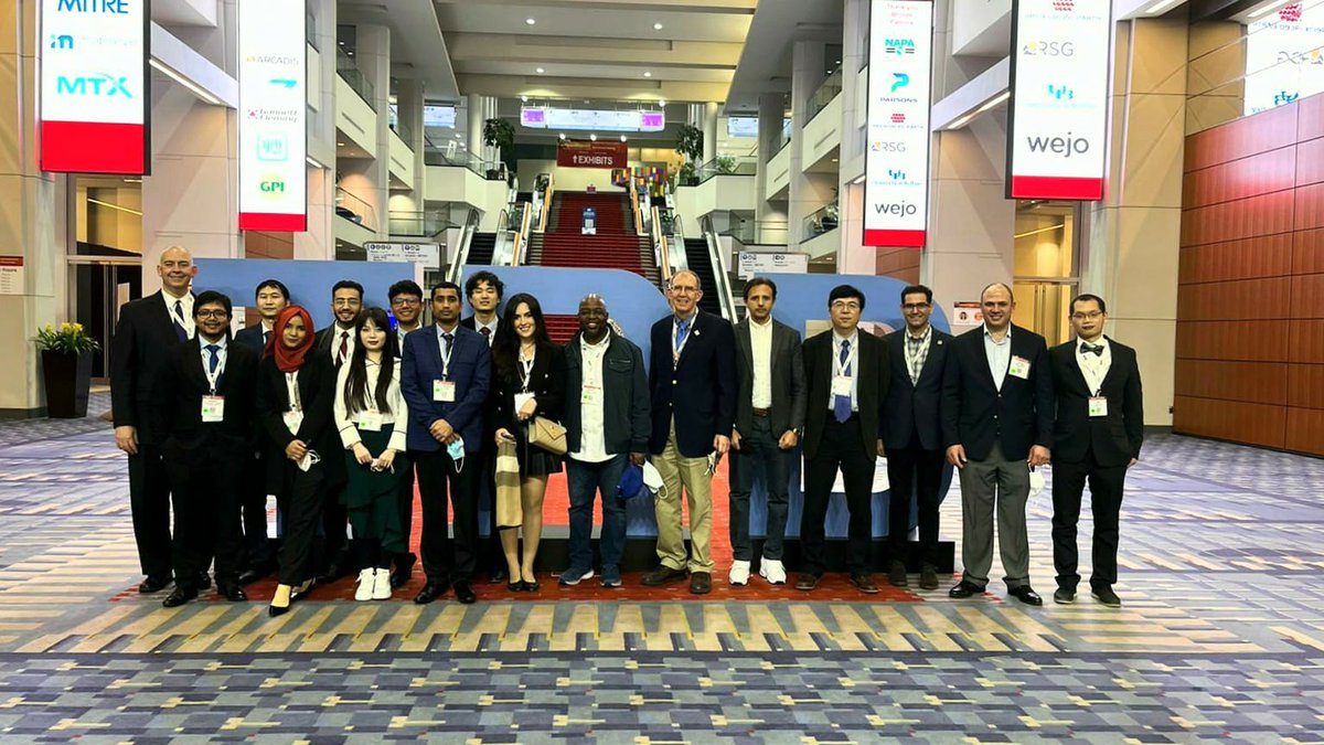 ku_ite's tweet photo. KU-ITE student members had an amazing time at TRB 2022 in Washington DC. Our students did a great job in presenting their works and had made great connections with transportation professionals all over the world!! #TRB2022 #transporation #dcconference  #students #kuite #jayhawks https://t.co/JkvczEjMdr