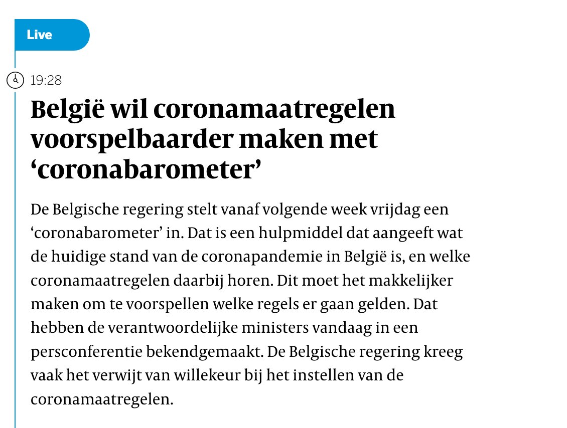 teunvoeten's tweet photo. #België laat wat #Muziek, #Kunst, #Eten, #Mode #JoiDeVivre etc. betreft, zelfingenomen #Gidsland #BraafsteJongetje in de #EU klas #Nederland ver achter zich

Ook qua #coronabeleid zijn #Belgen #humaner, #efficiënter en #origineler.

weer versoepelingen, horeca, middernacht! https://t.co/NVdAbuIe6C